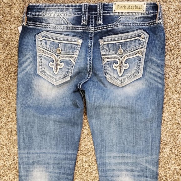NWT! ROCK REVIVAL "KAMEA" SKINNY JEANS 28 MSRP$189 - Picture 8 of 15